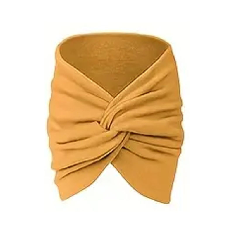 Bohemia Europa y América correa de cabello deportiva damas ancho yoga elástico correa de cabello correa de cabello deportiva toques de cabello