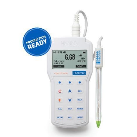 HI98164便携式pHmV-ºCºF测定仪【酸奶】酸碱度计氧化还原温度计