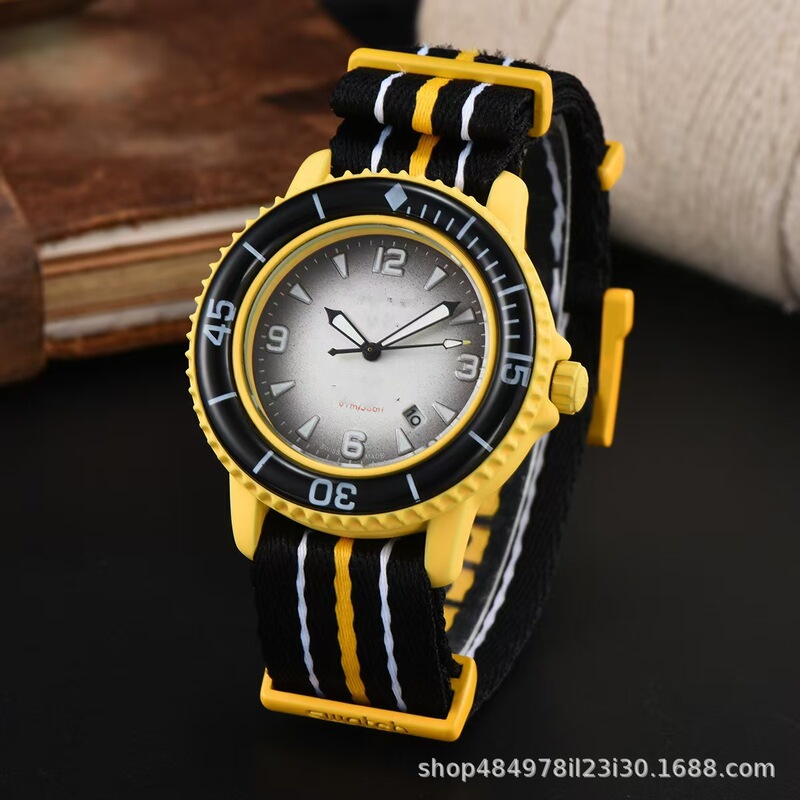 2026 Classic Men's New Model Five Oceans Quartz Watch Cross-Border Best-Selling Men's Watch Planet Watch Unisex