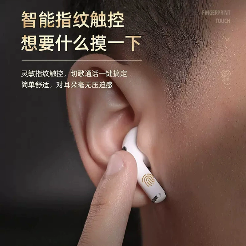 Четвертое поколение беспроводных Bluetooth-наушников, спортивные, с мини-полу-вкладышами, для iOS и Android, 2024, высокое качество звука