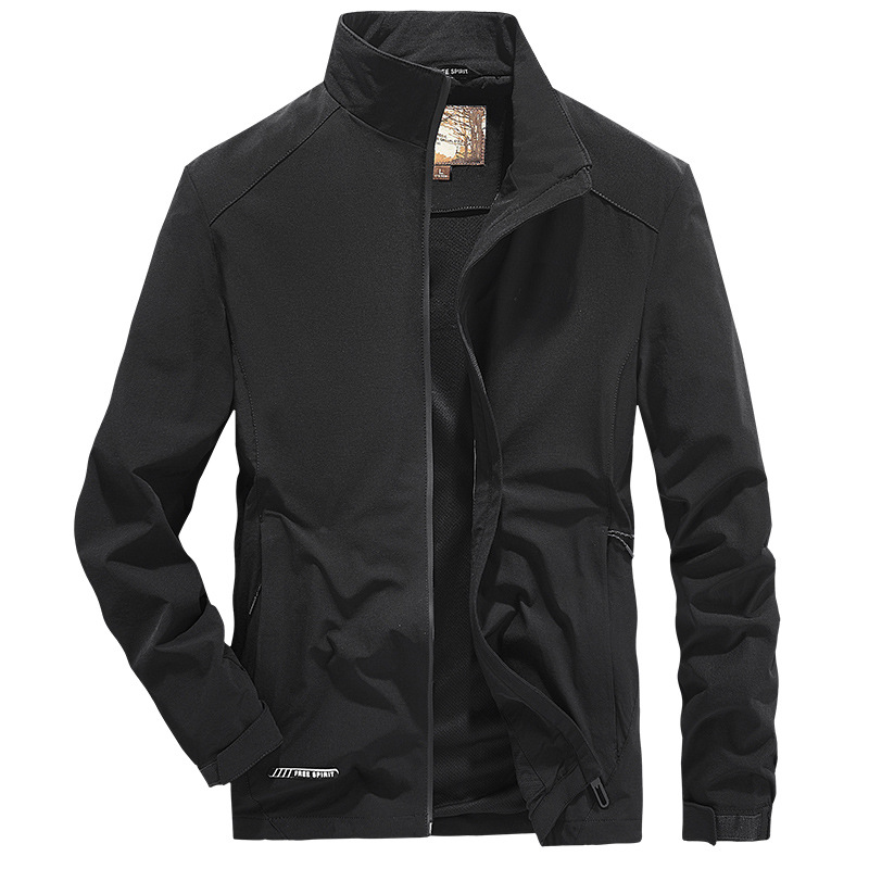 Herrenbekleidung Papas Frühlingsjacke für Männer mittleren und älteren Alters, lässige Oberteile für ältere Menschen, lockere Frühlings- und Herbstjacken für Männer mittleren Alters_voghion.com