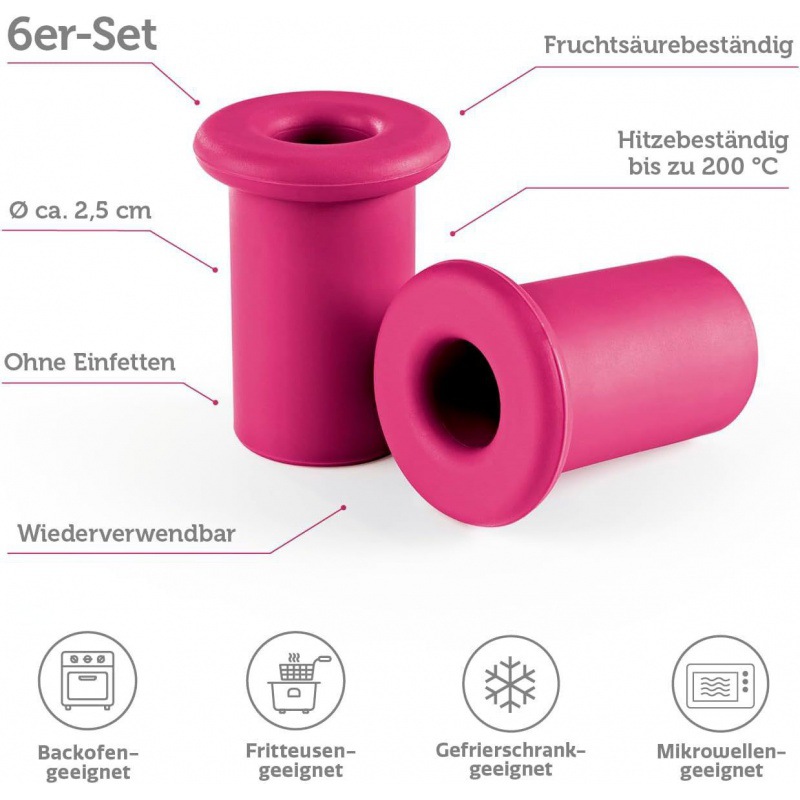 跨境居家新品家用小神器厨房套装面包蛋糕松饼圆形钻孔硅胶开口塞