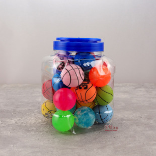 45mm large elastic ball solid rubber ball children's toy twist machine pinball 30 a barrel solid jump ball