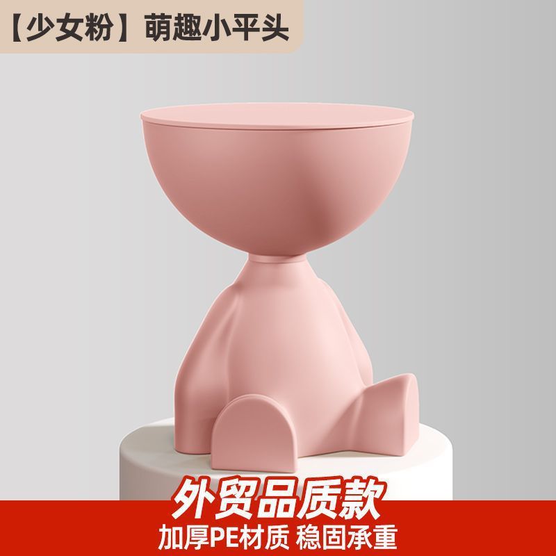 クリエイティブな小さなフラットヘッドコーヒーテーブルクリームスタイルホームリビングルームソファダイニングテーブルベッドサイド小さなテーブル小さなラウンドテーブルコーナー|undefined