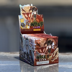 爆款国拟五常周边二次元谷子10+1吧唧盲盒75mm冷烫银葱抽带卡盲抽