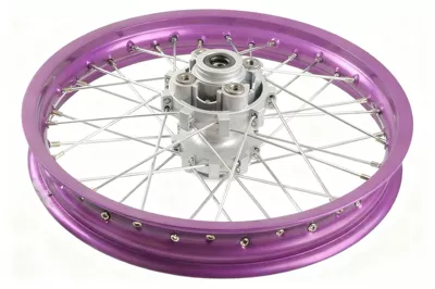 Rim Assembly Aluminum Alloy Rim Other brake systems - rear-18-purple-aluminum-rim