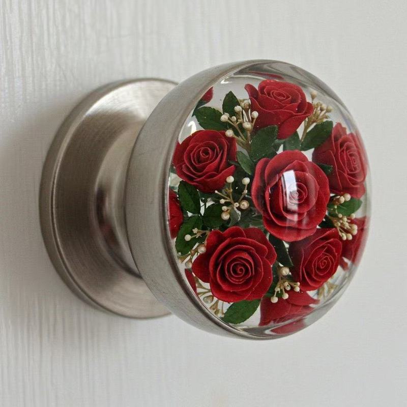 跨境新品Unique decorative door handle 独特的门把手装饰几何|undefined