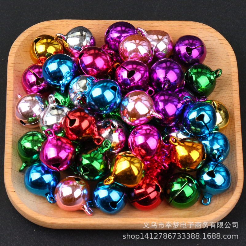 Supply 6-25mm copper bell student small Bell decoration silver pendant pendant handmade diy accessories material