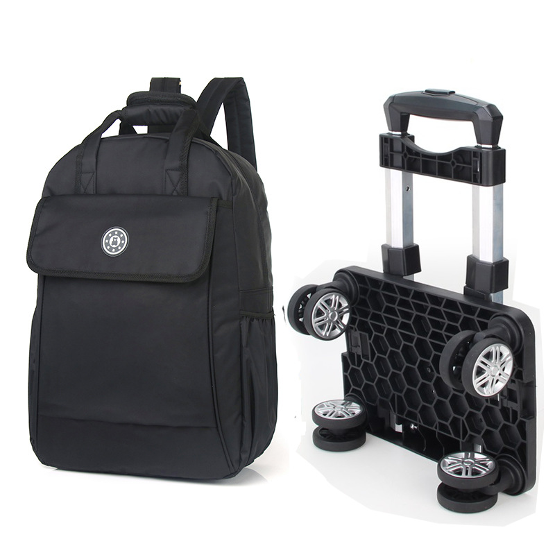 Rueda universal trolley mochila plegable ligero trolley bolsa de viaje de larga y corta distancia bolsa impermeable bolsa de embarque al por mayor