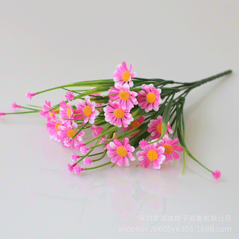 Flores artificiales para decoración