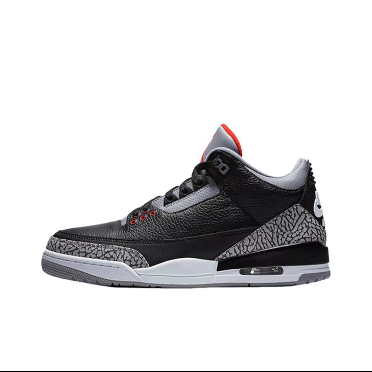 Putian Junyuan AJ3 Zapatillas de baloncesto de combate real Fujiwara Hiroshi Racing North Carolina Blue Sakura Polen Joe 3 hombres y mujeres cojín de aire blanco rojo