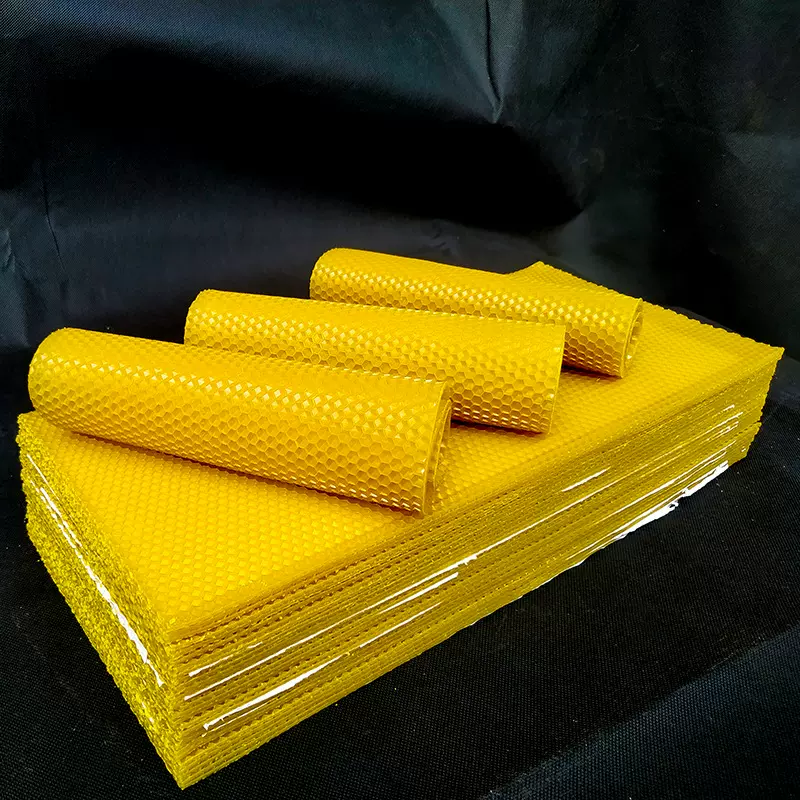 蜜蜂巢础片 蜂蜡巢基意蜂加大尺寸出口品质 蜂窝