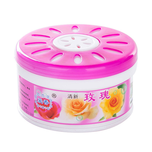 Indoor household deodorizing solid air freshener, car freshener, toilet deodorizing solid fragrance