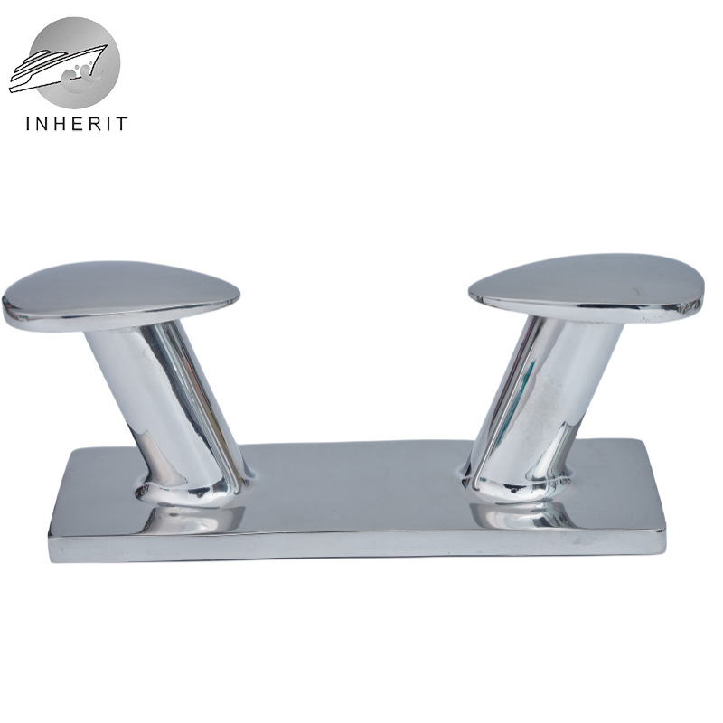 316不锈钢导缆桩 大板凳导览桩多规格游艇船用配件厂家货源导缆桩