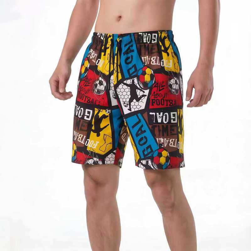 Summer quick-dry men's shorts made of ice silk material, loose fit, large size, casual shorts Summer quick-dry men's shorts made of ice silk material, loose fit, large size, casual shorts