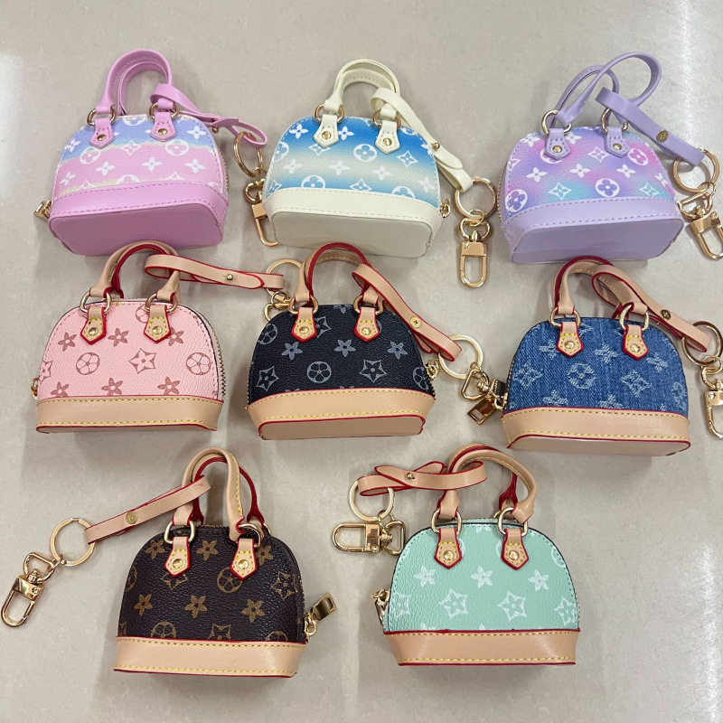 【Special Edition】Hermès Constance Mini Bag Platinum Monogram Pendant Accessory Lipstick Bag Earphone Case Car Keychain