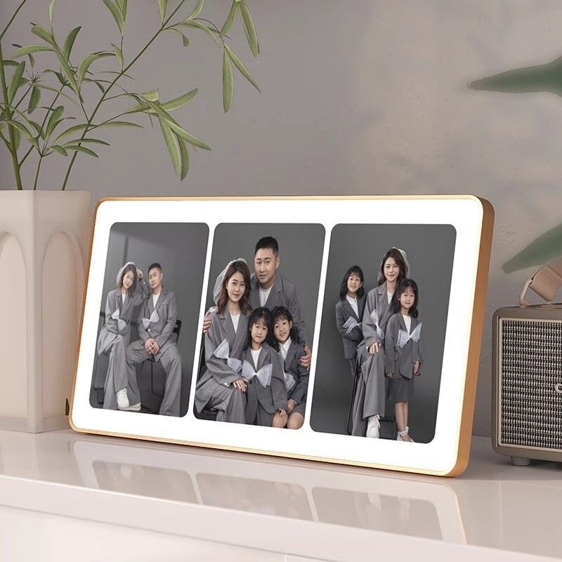 Photo frame display stand, three-panel or four-panel grid wedding photo display, photo printing and framing, entryway decoration set, wholesale Photo frame display stand, three-panel or four-panel grid wedding photo display, photo printing and framing, entryway decoration set, wholesale