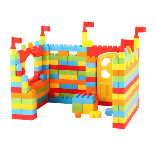 Tongcai kindergarten construction large building blocks early education center assembly toys educational extra large building castle building block toys