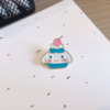 Hello kitty, cartoon Japanese cute brooch, badge, accessory
