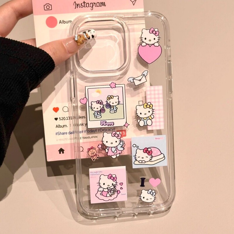 Archery KT cat apple 16/15/14promax/13 phone case 12/11 soft xr/xs7P/8p big hole cute