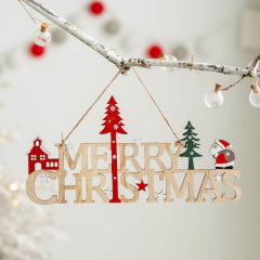 クリスマス木の英語のアルファベットのブランドのクリスマスツリーのアルファベットのペンダントの老人のヘラジカのアルファベットのブランドのクリスマスの装飾品