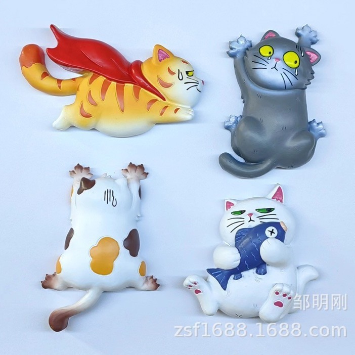 冷蔵庫は猫の冷蔵庫を貼って樹脂の部品の冷蔵庫を貼って卸売りの携帯電話の携帯電話の部品の冷蔵庫の装飾品を貼ります。|undefined
