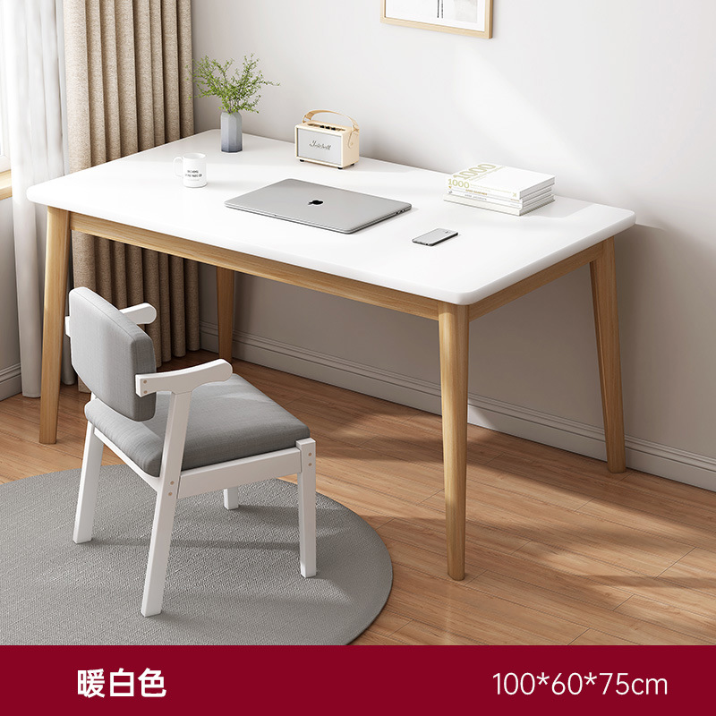 Silla de madera blanca cálida de 100cm +