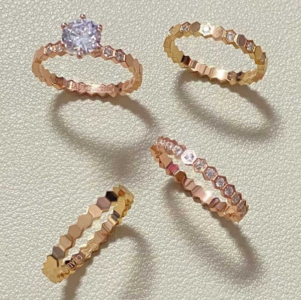 Stackable Minimalist Ring Set With Cubic Zirconia For Daily Wear_voghion.com