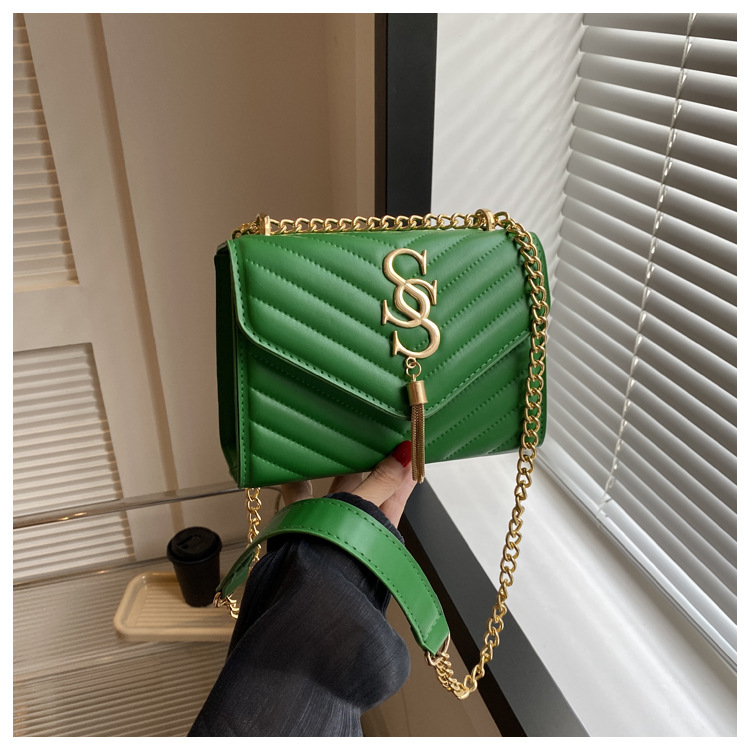 Damen Handtasche Im Western Stil Mit Kette Und Umhängefunktion_voghion.com