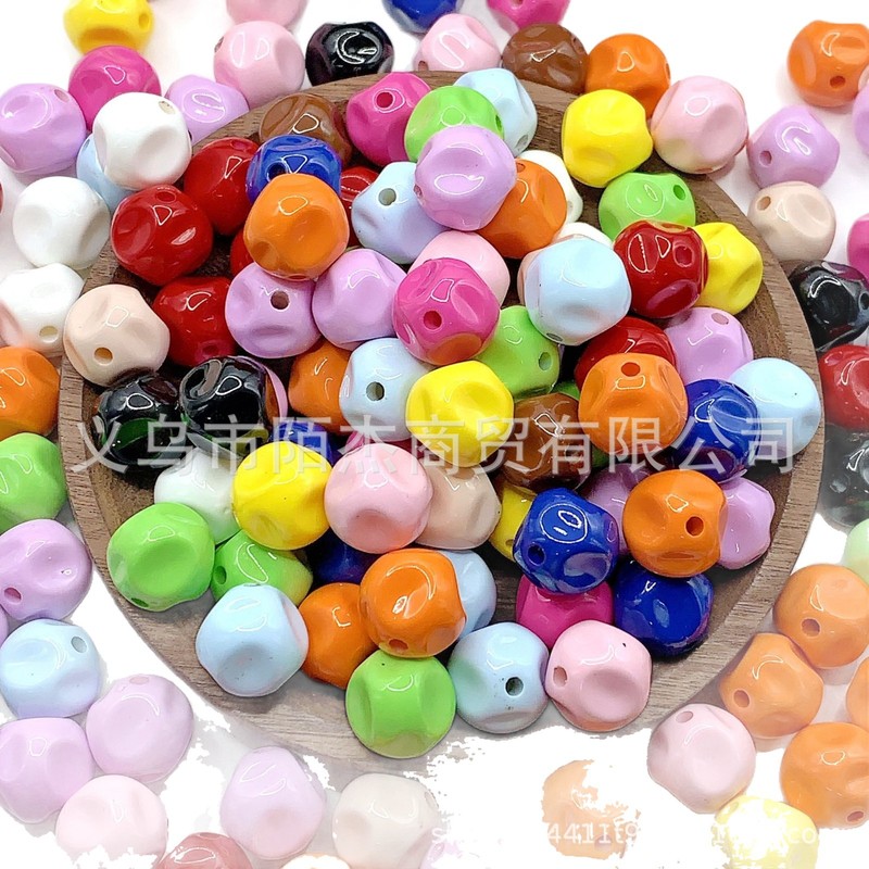多巴胺烤漆无花果散珠串珠异形珠手工diy手机链串珠材料饰品配件|undefined