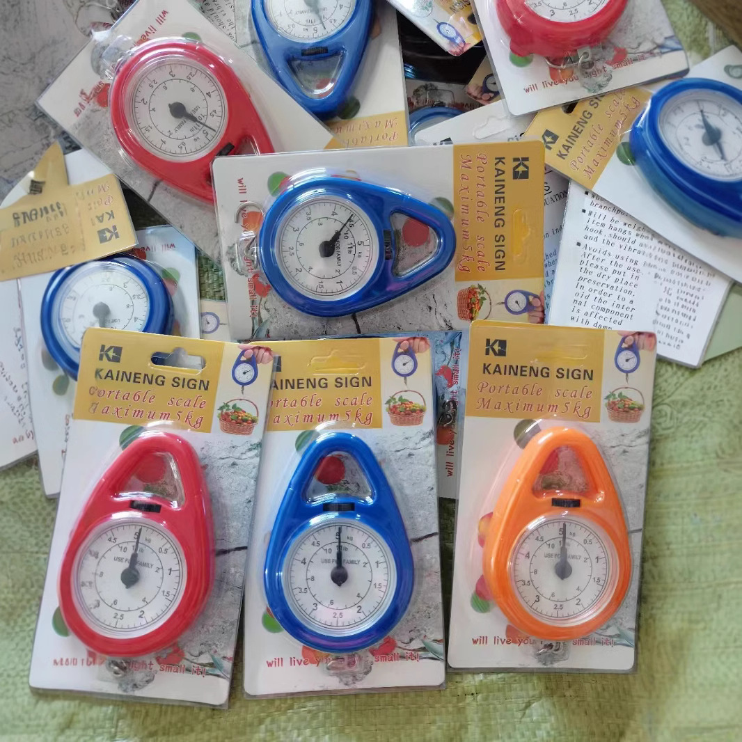 2025 báscula de mano mecánica báscula de resorte báscula de pesca mini báscula portátil báscula de mano doméstica 5kg