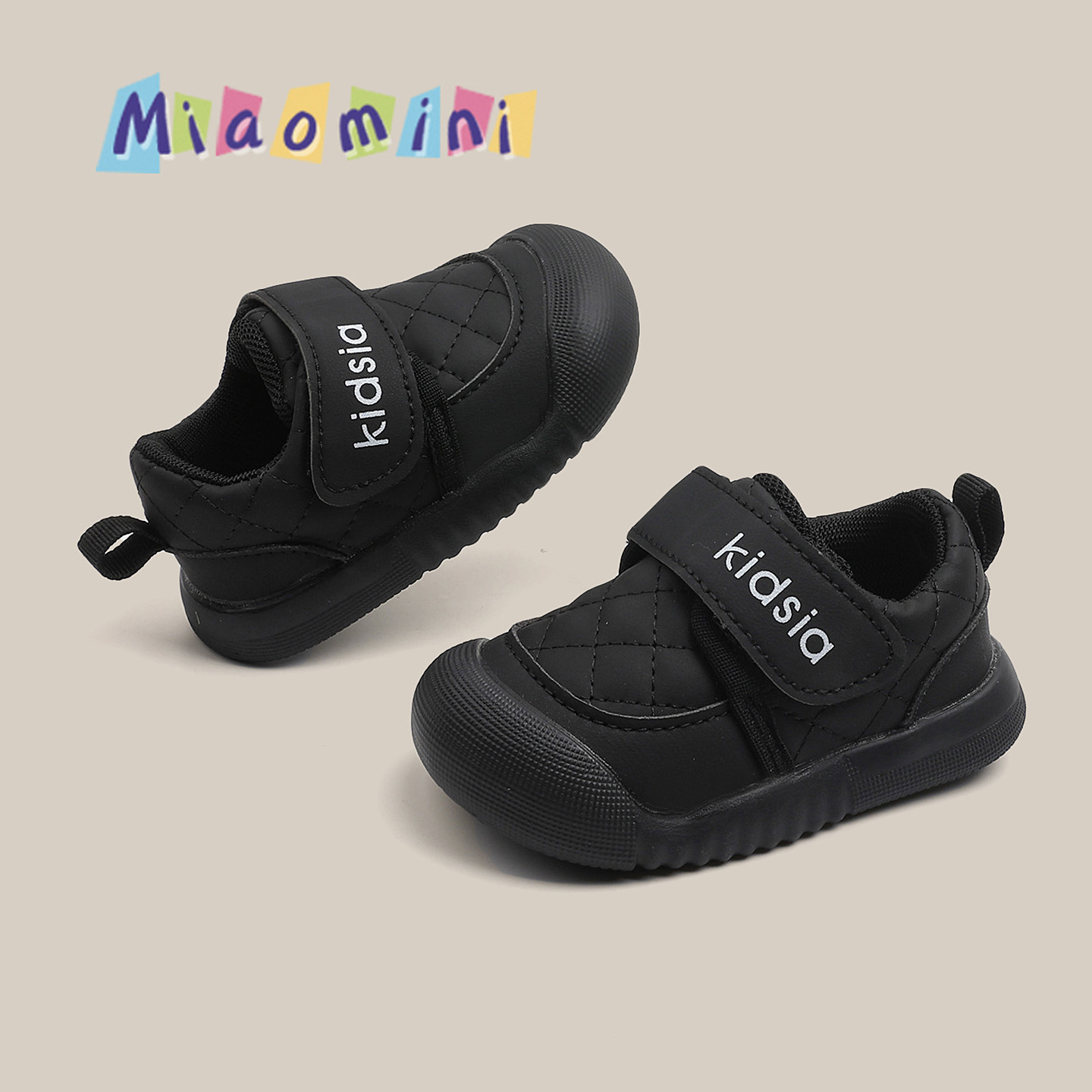 Babyschoentjes voor jongens met zachte, antislipzool, witte schoenen in casual stijl voor peuters van 0-3 jaar. Nieuwe lente/herfstcollectie._voghion.com