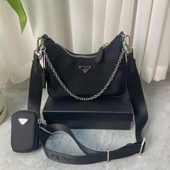 P's スリーインワン脇の下バッグ外国貿易オリジナルシングルナイロンショルダークロスボディバッグポータブルチェーンバッグ女性の多用途トレンド