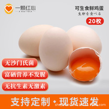 一顆紅心鮮雞蛋 可生食富硒無菌蛋 20枚盒裝