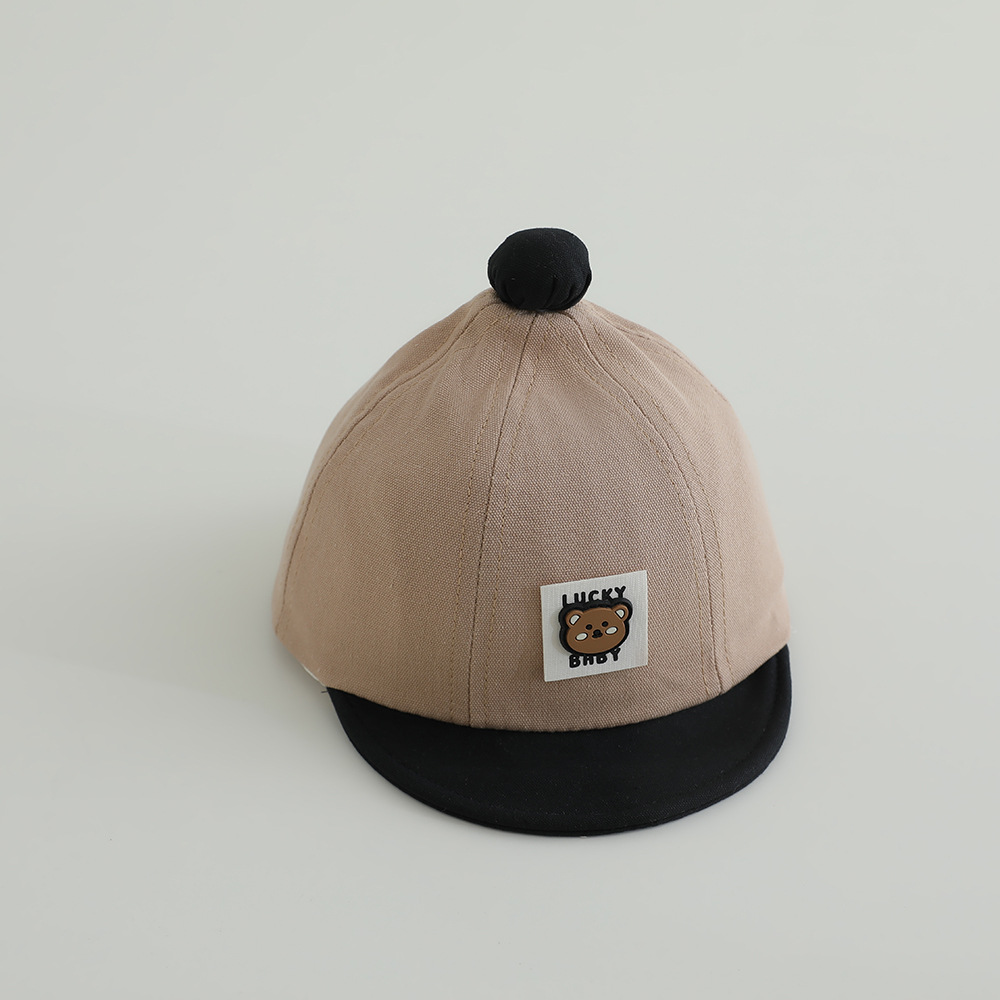 12-30 Sombreros para bebés de primavera y otoño delgados ajustables gorra gorra gor