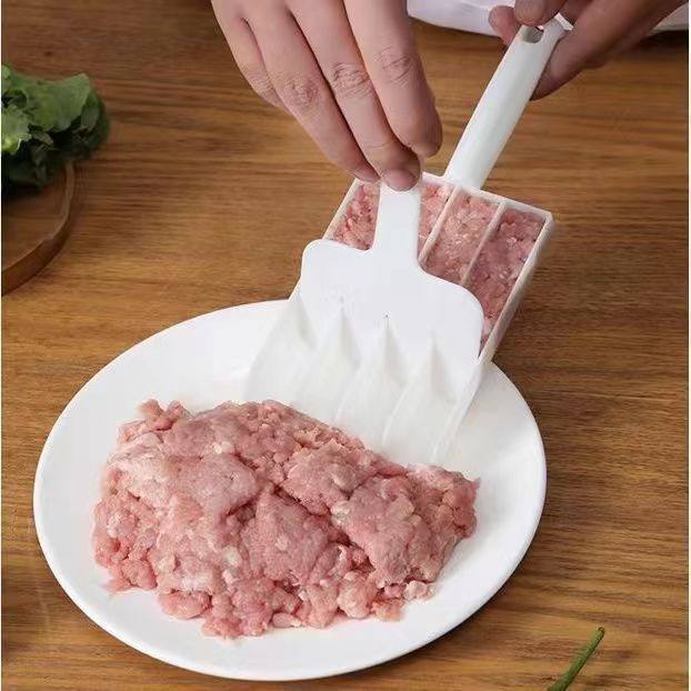 クリエイティブキッチン四連肉丸製作器魚丸肉団子金型三連海老滑器肉餡料理器団子|undefined