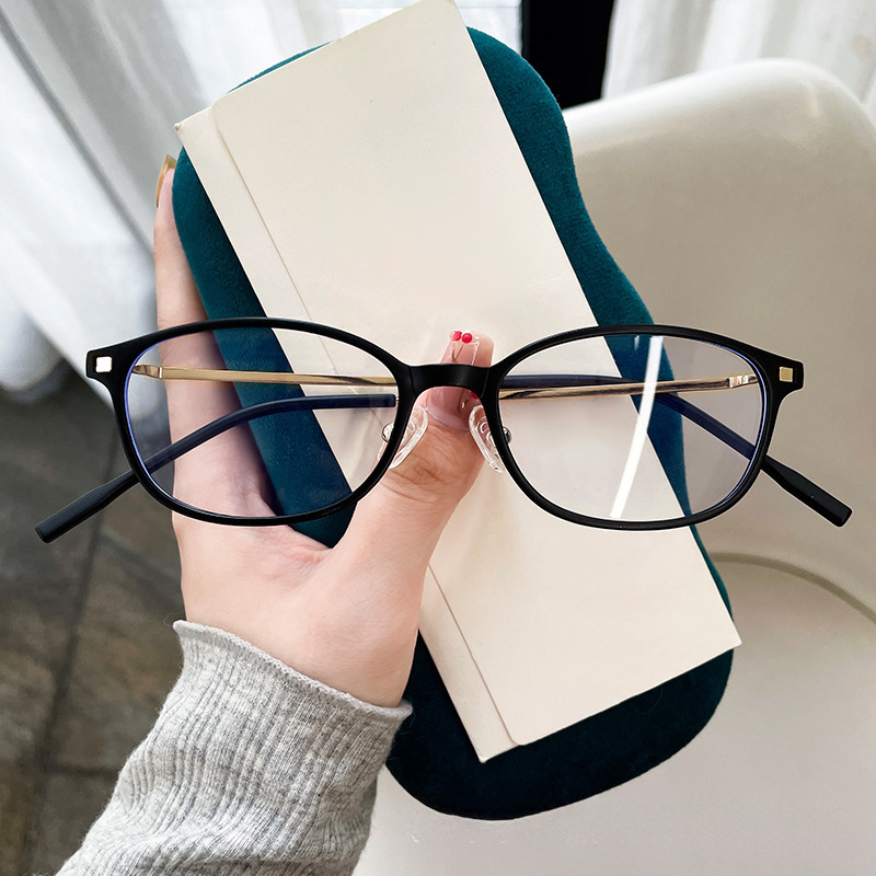 LIGHT TAN GALLES FEMENERAL SLEEP Joven puede ajustar el número de gafas de luz de luz azul gafas de luz de luz