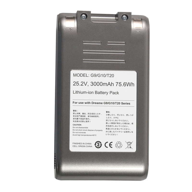 Suitable for Dreame T20 G9 G10 25.2V 3000mAh vacuum cleaner and sweeping robot battery Suitable for Dreame T20 G9 G10 25.2V 3000mAh vacuum cleaner and sweeping robot battery