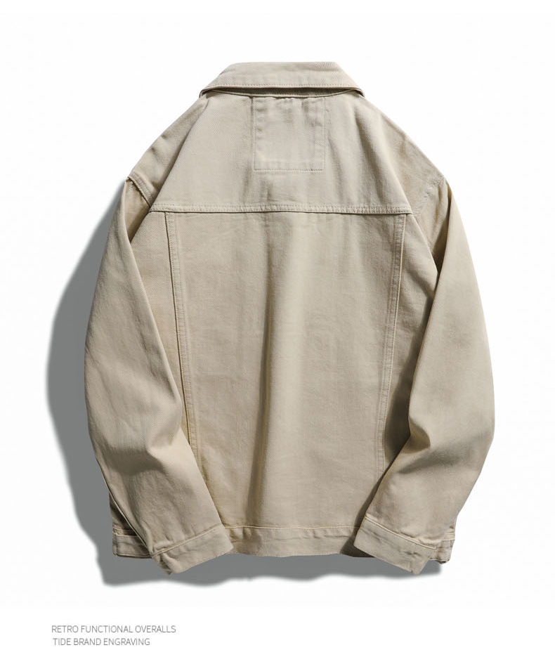 Moderne Herren Jeansjacke Im High Street Style Für Den Herbst_voghion.com