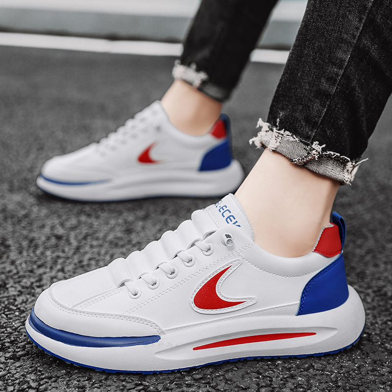 2023 Autumn/Winter New Inner Leather Sports and Casual Elevated Men's Breathable Small White Shoes_voghion.com