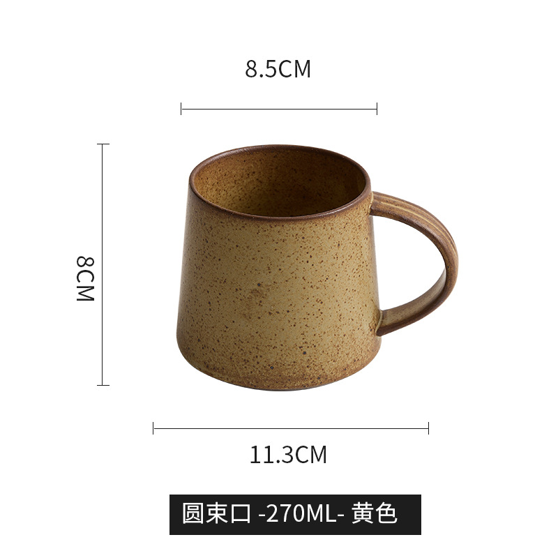 Tazas de café retro, tazas de cerámica, tazas de té de la tarde, tazas de alta calidad, tazas de marca, tazas de regalo para parejas de alto valor