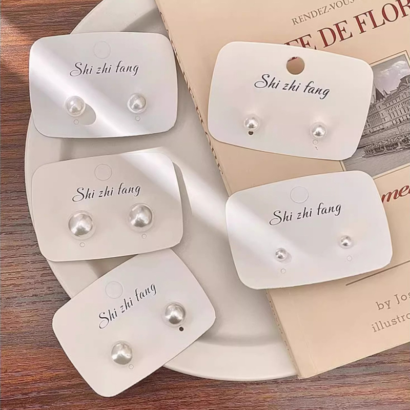 Niche Simple Accessible Luxury Earrings Women's Fashionable Elegant Popular Earrings Yiwu Accessories Autumn and Winter High-End Pearl Earrings