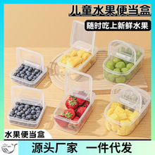食品级装水果便当盒子外出携带保鲜盒小学生儿童户外春游野餐