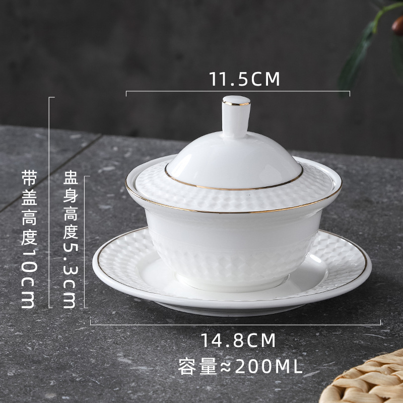 蓋付き火傷防止スープカップ、両耳スープカップ、デザートシチュー丼、ホテルクリエイティブシチューカップ、ツバメの巣カップ、ダブルスキンミルクボウル|undefined