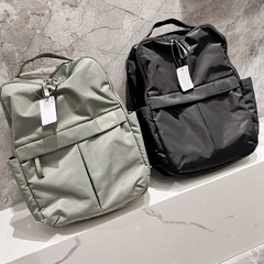 Lulu Everydayバックパック男女大容量パソコンバッグリュックサック23Lフィットネス水かけ防止