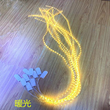 led灯条纽扣电池盒灯带迷你发光灯条装饰单色模型5v灯条自粘灯条