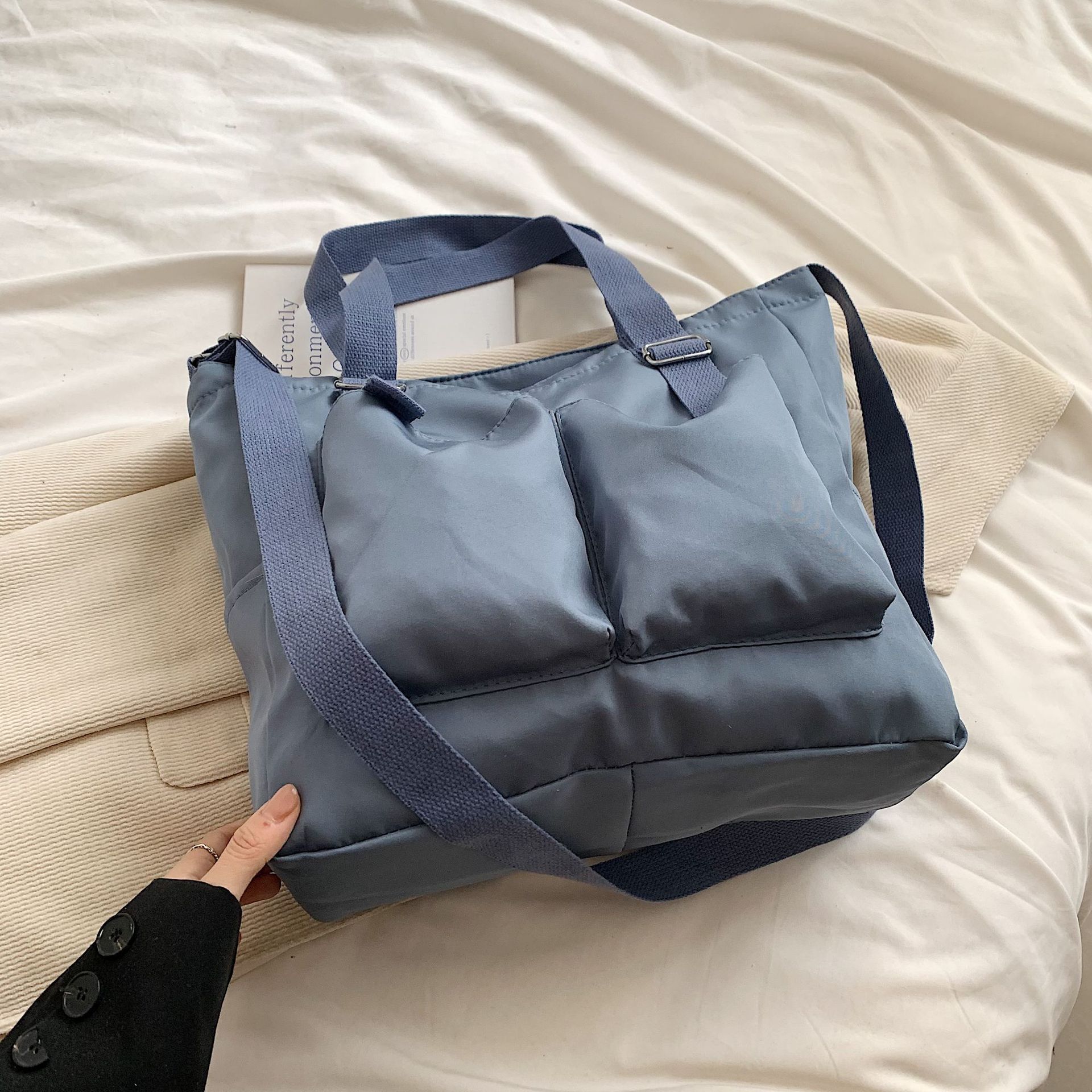 Bolso de alta sensación para mujeres 2024 nueva moda moda bolso de hombro de gran capacidad bolsa de transporte de viaje bolso de balde