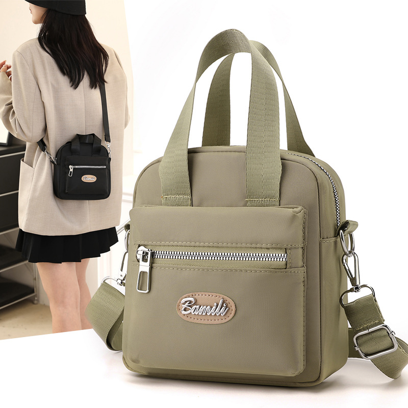 Bolsos de mujer 2024 otoño nuevo bolso de hombro tendencia transfronteriza bolso de tela de nailon bolso de mensajero bolso de mujer portátil casual