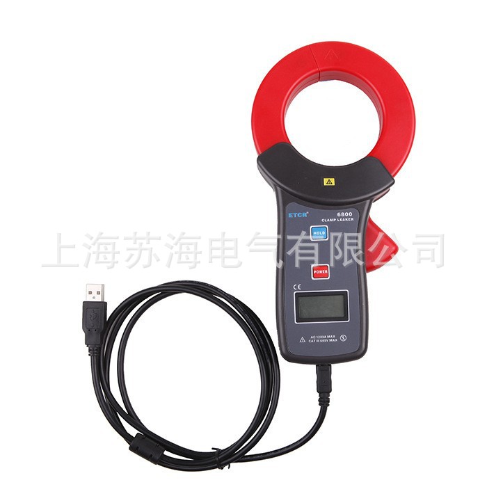 铱泰ETCR6800大口径钳形漏电流表高精度泄漏电流检测仪钳流表