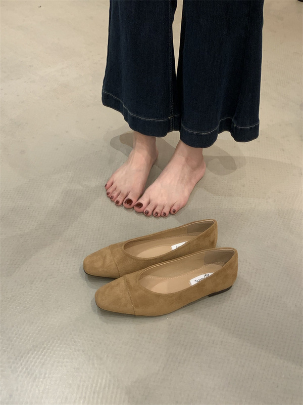 韩版豹纹芭蕾舞浅口单鞋平底奶奶鞋子开车软底休闲玛丽珍瓢鞋女|undefined
